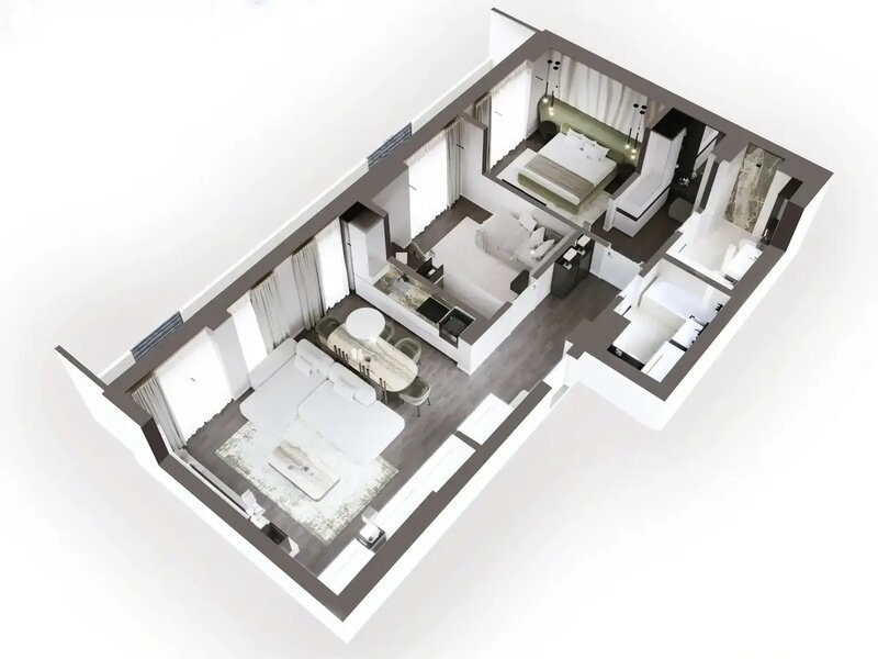 Pipera Horizon - 2 camere  Avans de doar 10%  2 parcari Klaus incluse
